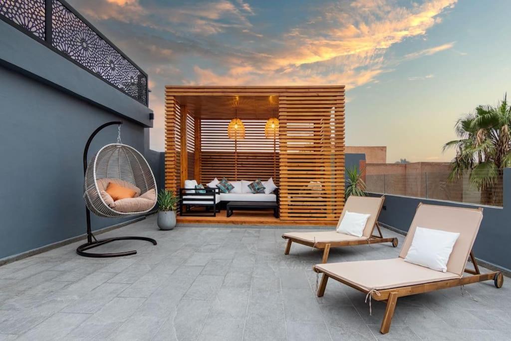 Appartement Cosy Au Coeur De Marrakech Avec Piscine Marrakesh Exteriör bild